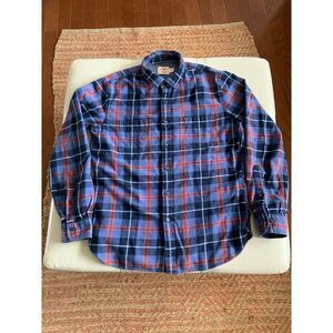 Brooks Brothers Red‎ Fleece Plaid Flannel size Medium